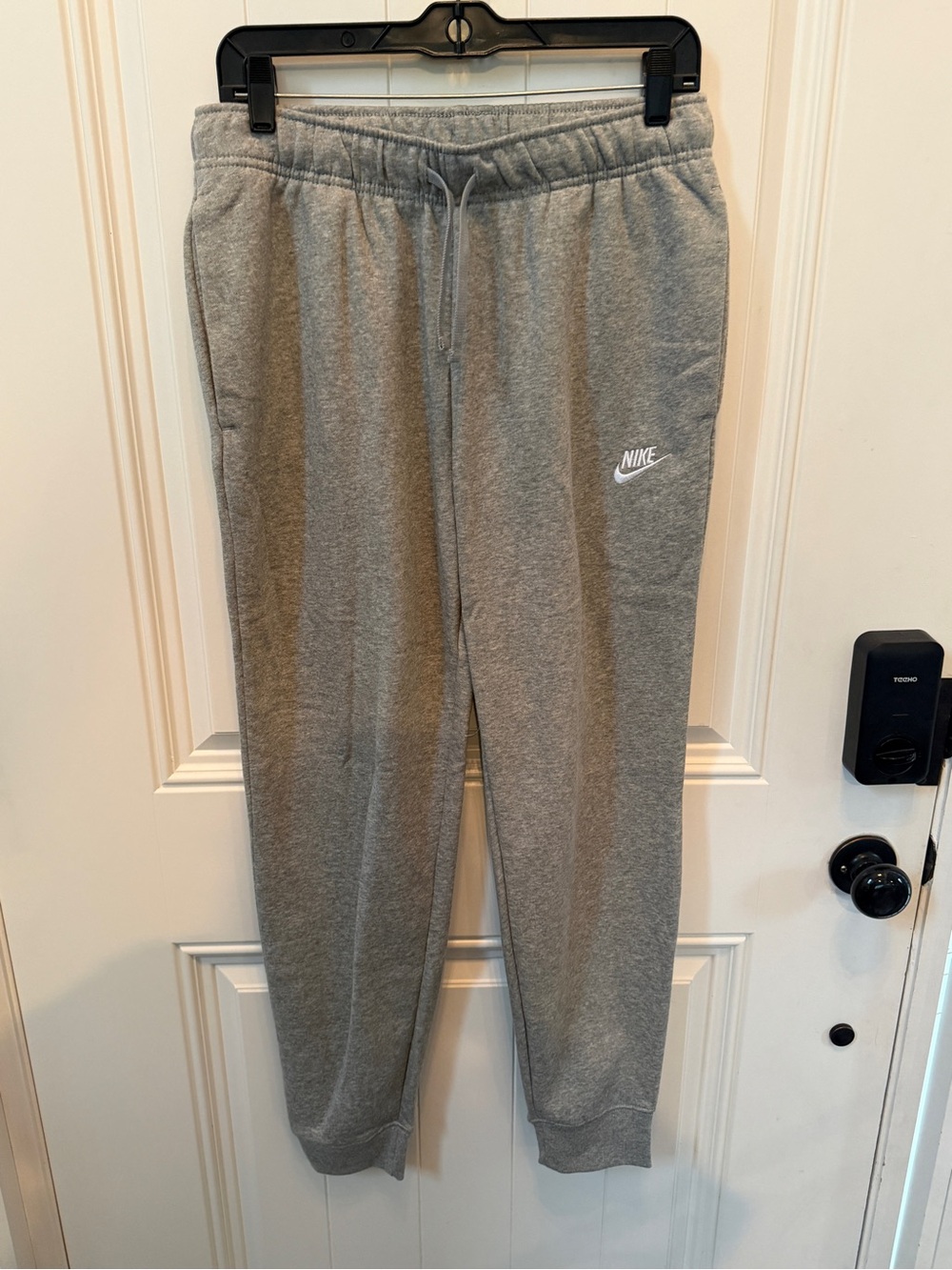 Nike Light Gray Sweatshirt with Black Swoosh Tag